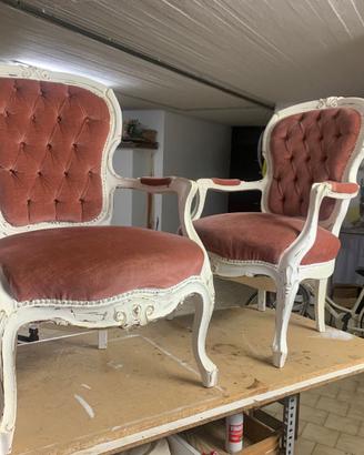 Coppia di poltroncine vintage 