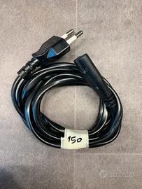 Cavo alimentazione bipolare spina Eu 1,5m