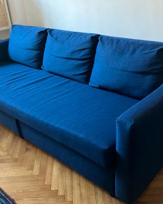 Divano Letto con contenitore Ikea FRIHETEN (Blu)