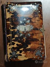 antico libro preghiere materiale pregiato argento 