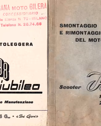 libretto istruzioni Moto Guzzi - Gilera - Saturno-