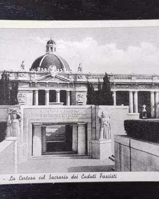 Cartolina Bologna 1942 Certosa Caduti Fascisti