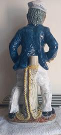 statuetta Sailor Marinaio H41cm Vintage