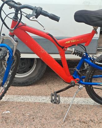 bicicletta telaio pieghevole 