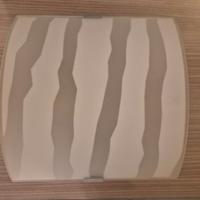 Plafoniera da soffitto con vetro decorato