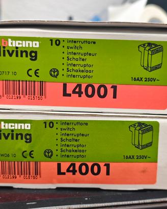 interruttore BTicino Living International 