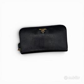 Prada Portafogli Pelle Saffiano Lux