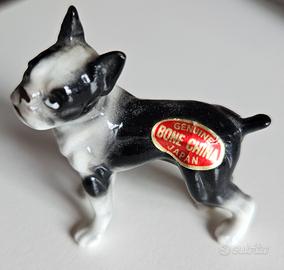 Tris Statuine Vintage Boston Terrier anni 50/60