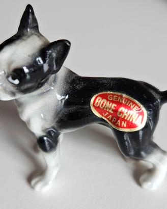 Tris Statuine Vintage Boston Terrier anni 50/60