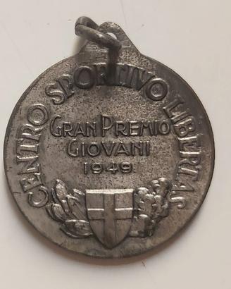 Medaglia Centro sportivo Libertas 1949