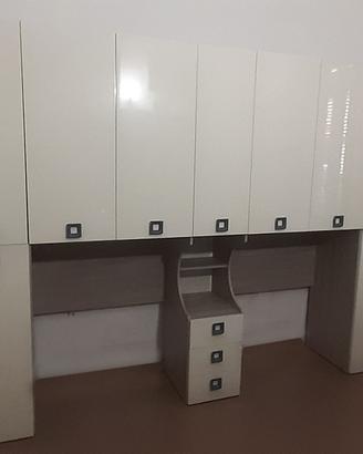 Cameretta per ragazzi a doppio ponte