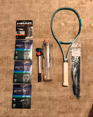 Yonex percept 97 310gr nuova manico 2 e accessori