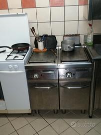 numero due Piastre inox a gas dim 70 x 40 cadauna