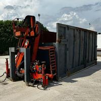 CONTAINER SCARRABILE USATO A CIELO APERTO CON G