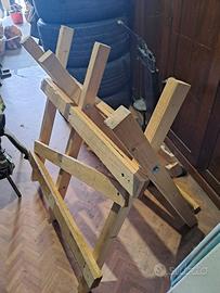 cavalletto x tagliare legna