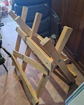 cavalletto x tagliare legna