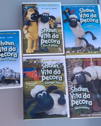 5 dvd nuovi Shaun the sheep