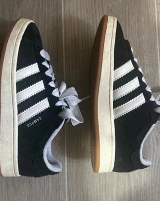Campus adidas nere e bianche