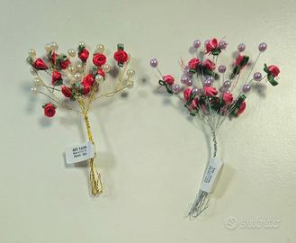Stock mazzetti roselline applicazioni bomboniere