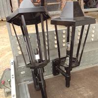 lampioni da giardino in ferro battuto