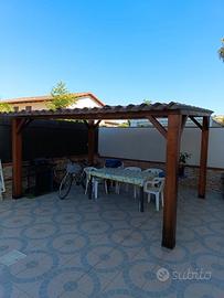 gazebo in legno 
