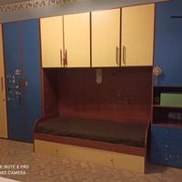 cameretta a ponte con secondo letto estraibile e s