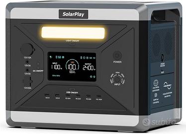 power bank solar play q2501 2kwh 2kw