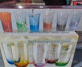 bicchieri in vetro 