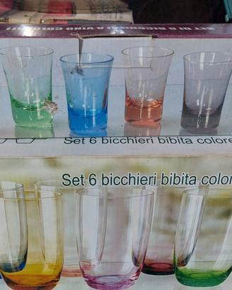 bicchieri in vetro 