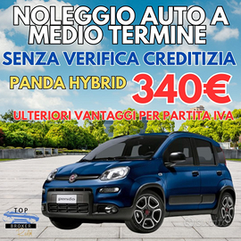 Noleggio auto senza busta paga