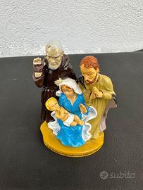 Statuina padre Pio, sacra famiglia