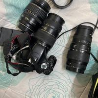 Canon EOS 600D + Obiettivi + Borsa + Batteria