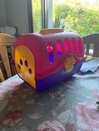 Trasportino giocattolo per peluche