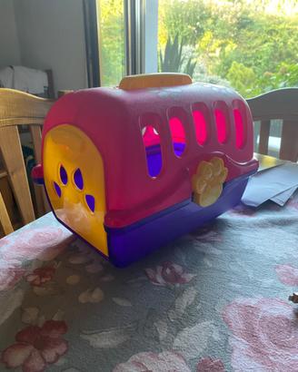 Trasportino giocattolo per peluche