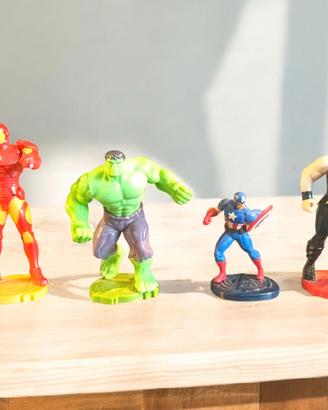SET 4 ACTION FIGURES MARVEL AVENGERS HASBRO