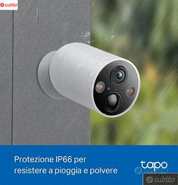 Tapo C425 Telecamera WiFi Esterno Senza Fili 2K 4