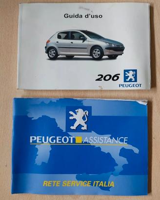 LIBRETTO USO E MANUTENZIONE E RETE PEUGEOT 206cc