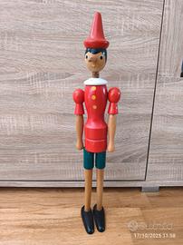 Pinocchio in legno vintage 