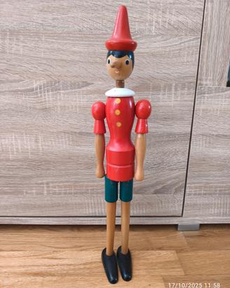 Pinocchio in legno vintage 