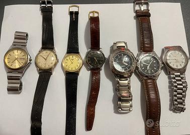 Lotto 7 orologi vintage