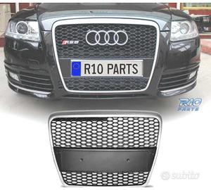 GRIGLIA AUDI A6 C6 04-08 LOOK RS6 GRIGIO CHIARO