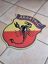 Insegna Abarth riproduzione logo vintage