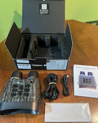 Binocolo visore notturno con zoom batteria integra