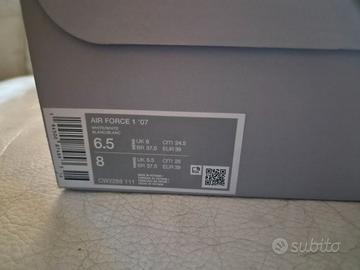 NIKE AIR FORCE BIANCHE 39