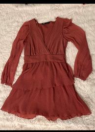 Abito corto rosa chiaro