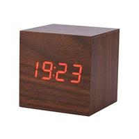 Wooden Clock - Orologio Digitale a LED in Legno