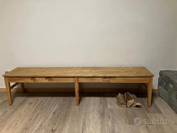 Panca in legno massiccio