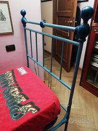 Letto una piazza in ferro epoca