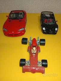 3 AUTO MODELLI  IN METALLO, BBURRAGO 