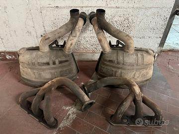 Porsche 997 911 scarichi originali con collettori